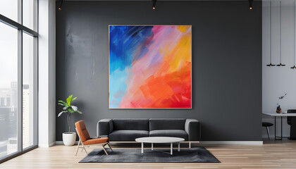 Fototapeta premium Canvas mockup