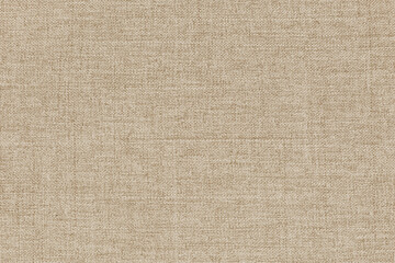 Brown linen fabric texture background, seamless pattern of natural textile.