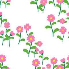 Floral pattern png, transparent background, pastel flower design
