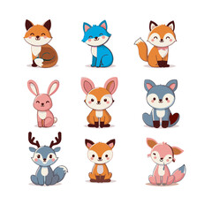 cat silhouette vector bundle