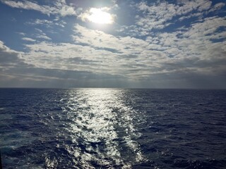 Fototapeta premium sunset over sea