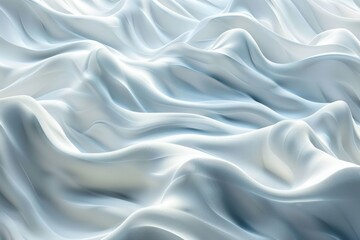 Obraz premium A white sheet of fabric with a wave pattern
