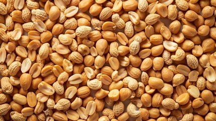 Fototapeta premium Shelled peanuts