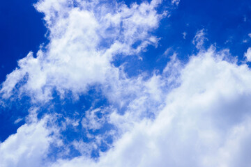 Obraz premium Atmosphere of blue sky and clouds.