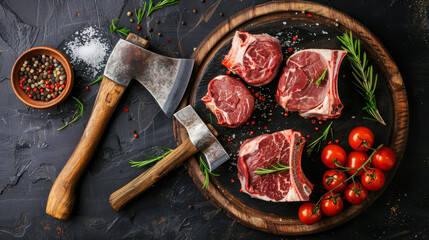  The steak is allowed to marinate for at least 30 minutes, allowing the honey to penetrate and flavor the meat.