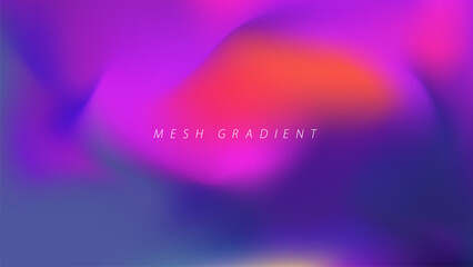 Fototapeta premium Mesh Gradient Vector Style For Graphic Deisgn Backgrounds 2