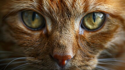 Ginger cat portrait