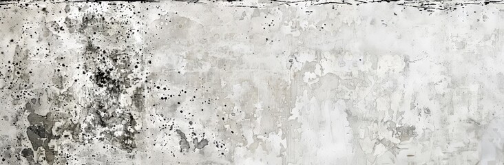 Fototapeta premium Old paper texture and vintage grunge border with faint marbling on white background