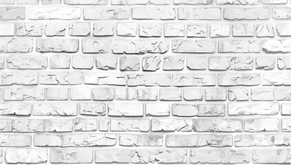 Fototapeta premium A texture of stained stucco, light gray, old white brick walls on a horizontal background, wallpapers