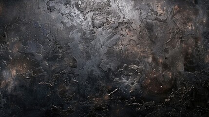 Worn out grunge black metal background