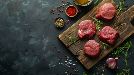  The steak is allowed to marinate for at least 30 minutes, allowing the honey to penetrate and flavor the meat.