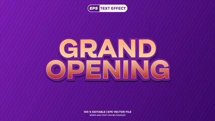 Text Effect Grand Opening