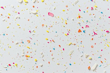 For designs, crumpled white paper texture or a paper background with copy space for text and images can be used.