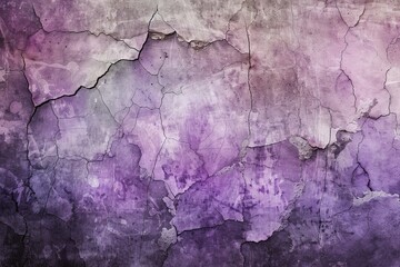Obraz premium With its rough edges and imperfections, this old grunge violet background creates a sense of rawness and authenticity. The texture is pink and purple. The surface is rough and cement-toned.
