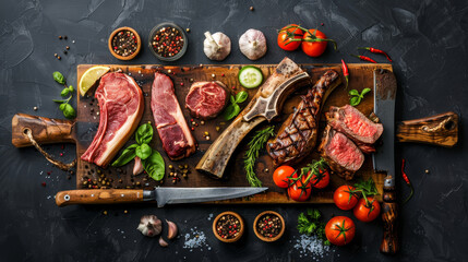  The steak is allowed to marinate for at least 30 minutes, allowing the honey to penetrate and flavor the meat.