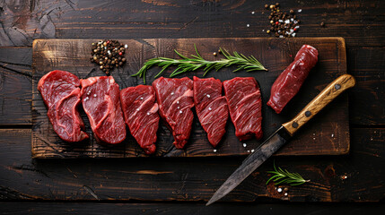  The steak is allowed to marinate for at least 30 minutes, allowing the honey to penetrate and flavor the meat.