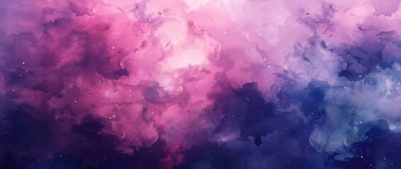 Fototapeta premium Background with cloud texture and blue purple pink sky gradients
