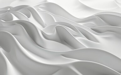 Obraz premium Satin, silk, texture background. White flag concept.