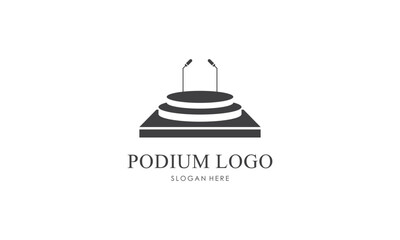 Realistic cylinder pedestal podium. Product display presentation