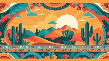 mexican themed wallpaper for presentations and offices background