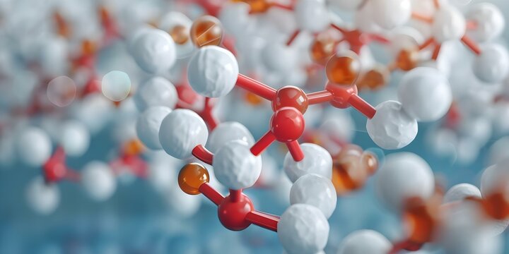 3D model showing finasteride molecule inhibiting 5alph. Concept Chemical Structure, Pharmacology, Drug Mechanism, Molecular Biology, Medicinal Chemistry