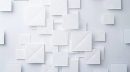 White Abstract Geometric Shapes Background, Design