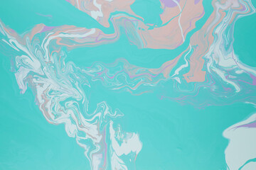 Abstract hand painted fluid art texture