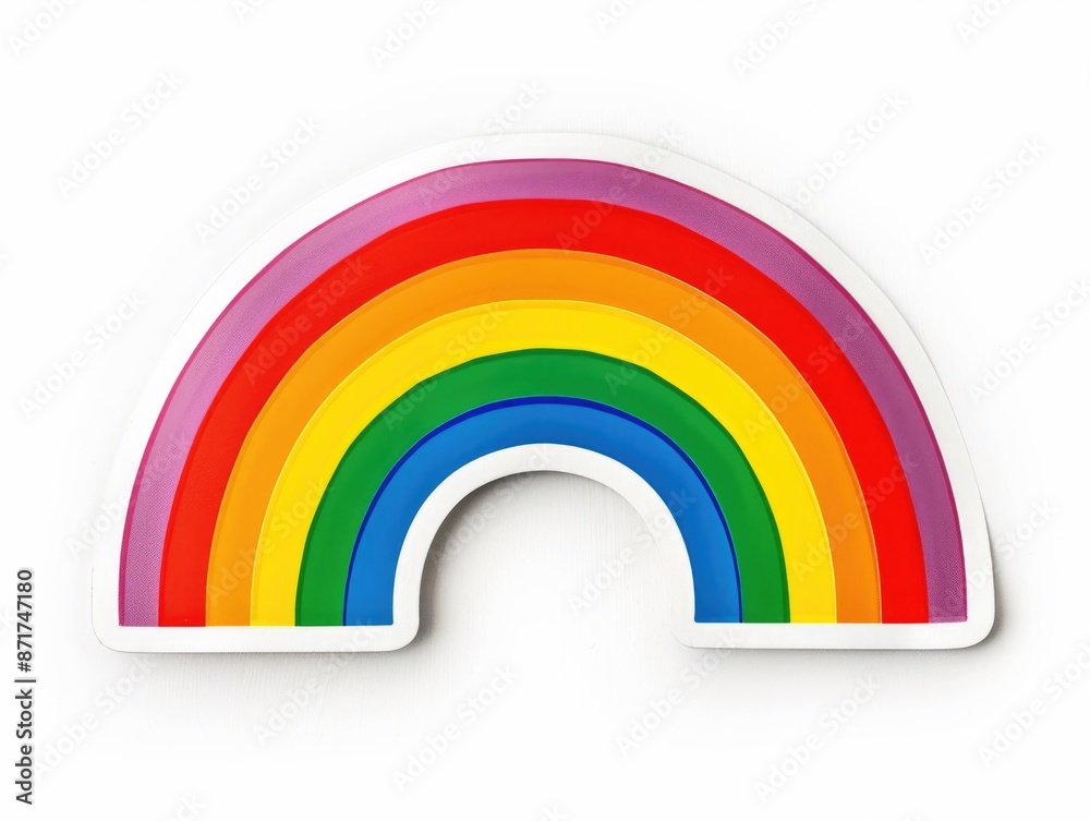 Poster Rainbow Shaped Object