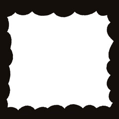 Obraz premium frame line doodle