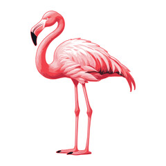 Flamingo Cartoon Illustration
