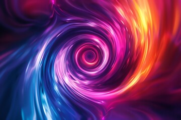 vibrant neon background, abstract, color swirl