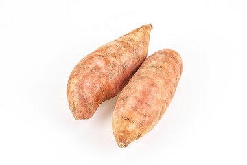 Sweet raw batat for cooking