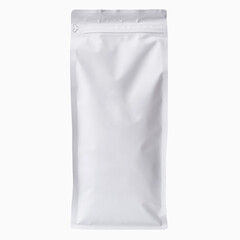 Coffee Bags With Clipping Path. Mockup coffee bag with clipping path isolated on white background.