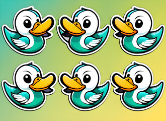 Obraz premium duck generative ai