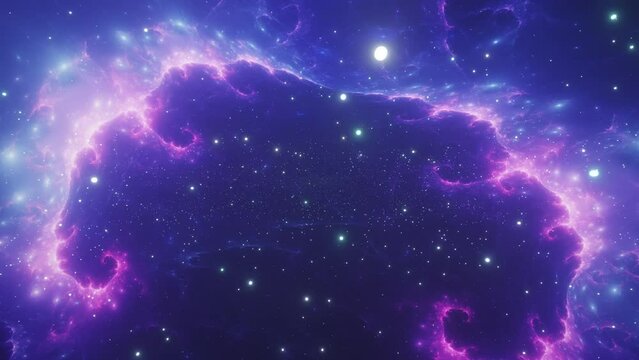 background with space and nebula
