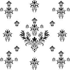 line art ornamentals elements of shape and flower