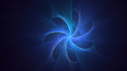 3D manual rendering abstract fantasy light fractal background. Its not AI Generatd illustration.