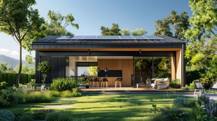 Obraz premium Advanced solar and wind energy