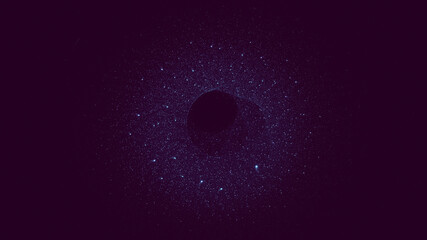 Fototapeta premium 3D manual rendering abstract colorful fractal light background. Its not AI Generatd illustration.