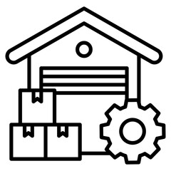 Inventory Management  Icon Element For Design