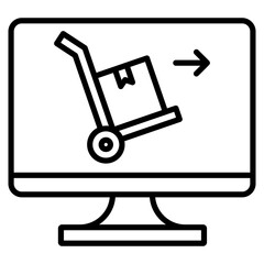 E-Procurement  Icon Element For Design