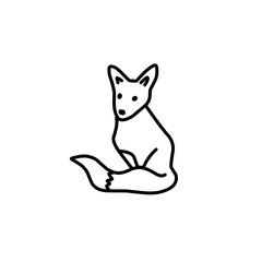 Fox outline icon