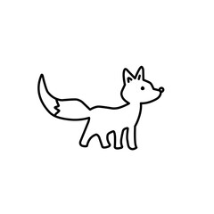 Fox outline icon