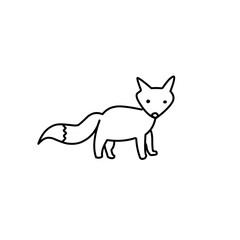 Fox outline icon