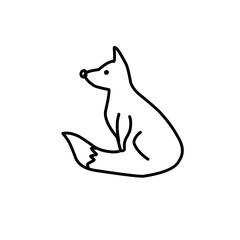 Fox outline icon