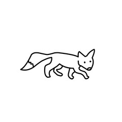 Fox outline icon