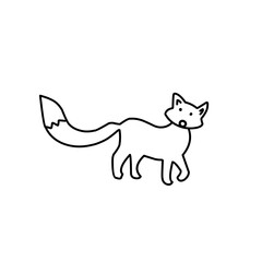 Fox outline icon
