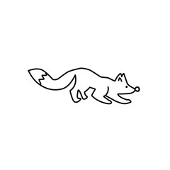 Fox outline icon
