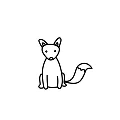 Fox outline icon