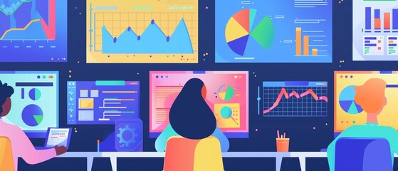 Education researcher analyzing data from student assessments to improve educational outcomes Data Analysis